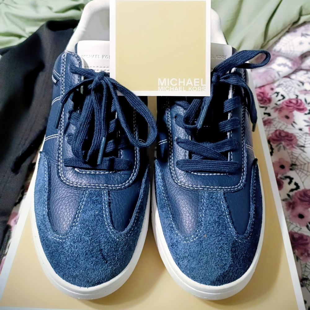Michael Kors Navy Blue Sneakers